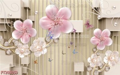 Tải về file gốc File in tranh tường 3D FT208059 (chuẩn in ấn)