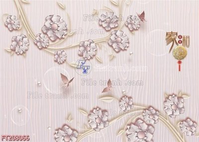 Tải file File in tranh tường 3D FT208066 (gốc) in ấn ngay lập tức