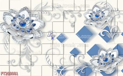File tranh File in tranh tường 3D FT208081 (ảnh gốc) sắc nét hoàn hảo