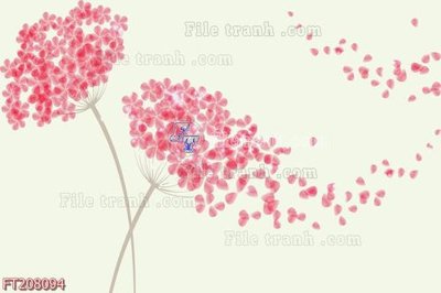 File PSD File in tranh tường 3D FT208094 (bản gốc) đã tách nền