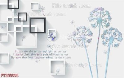 File tranh quảng cáo File in tranh tường 3D FT208098 (download file gốc)