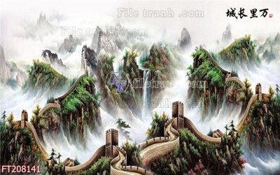 Download file File in tranh tường 3D FT208141 (chuẩn in) chất lượng cao