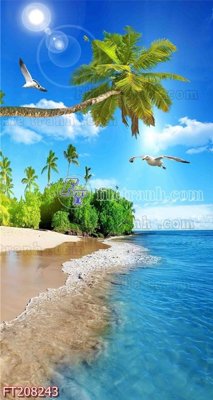 File tranh in trần 3D File in tranh tường 3D FT208243 (ảnh gốc)