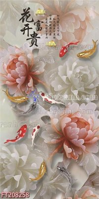 File tranh File in tranh tường 3D FT208258 (gốc) in film