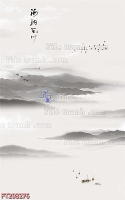 Tải file File in tranh tường 3D FT208276 (ảnh gốc) in tranh kính