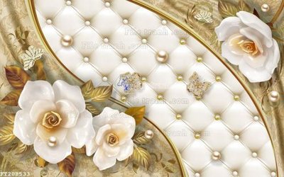 File tranh File in tranh tường 3D FT208533 (bản gốc) in lụa 3D