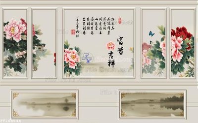 File gốc File in tranh tường 3D FT208544 (chủ đề hiện đại) trang trí