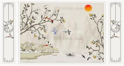 Hình ảnh file gốc in trần nhà File in tranh tường 3D FT208749