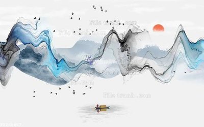 File gốc File in tranh tường 3D FT208857 (cho in ấn) từ kho Filetranh