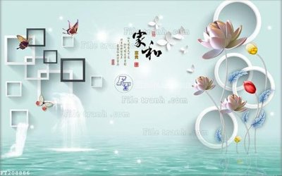 Tải file gốc File in tranh tường 3D FT208886 (in không vỡ ảnh)