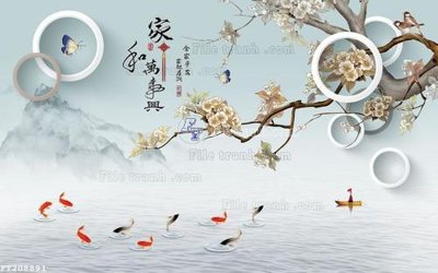 File tranh File in tranh tường 3D FT208891 (bản gốc) treo quán cafe