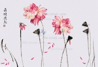 File tranh gốc PSD File in tranh tường 3D FT209094 còn nguyên layer