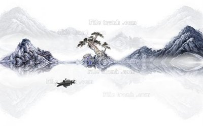 File in mica File in tranh tường 3D FT209224 (bản gốc) sắc sảo