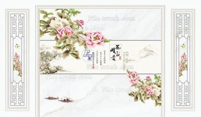 File gốc File in tranh tường 3D FT209263 (trang trí) phòng làm việc