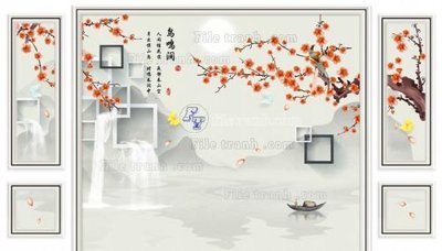 File in trần File in tranh tường 3D FT209273 (file gốc) xuyên sáng