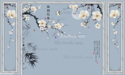 File gốc File in tranh tường 3D FT209280 (phong cách) châu Âu