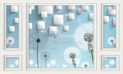 File in ấn File in tranh tường 3D FT209427 (bản gốc) cao cấp