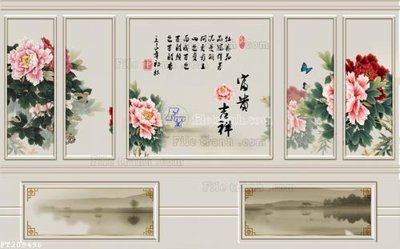 Hình ảnh file gốc File in tranh tường 3D FT209496 (chất lượng cao)