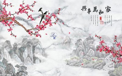 File tranh File in tranh tường 3D FT209509 (bản gốc) in lụa 3D