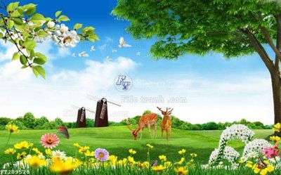 File gốc File in tranh tường 3D FT209520 (cho in ấn) từ Filetranh.com