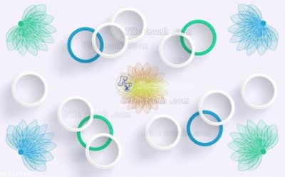 File gốc File in tranh tường 3D FT209565 (bản quyền) cho in ấn