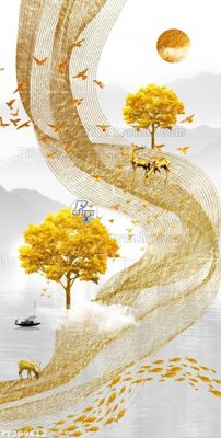 File gốc File in tranh tường 3D FT209612 (in lụa) trang trí tường