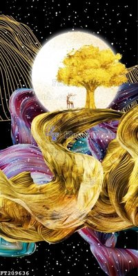 Tải về file gốc File in tranh tường 3D FT209636 (chuẩn in ấn)