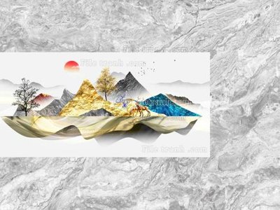 File tranh in trần File in tranh tường 3D FT209788 (ảnh gốc siêu nét)