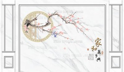 File tranh File in tranh tường 3D FT209792 (bản gốc) in lụa 3D