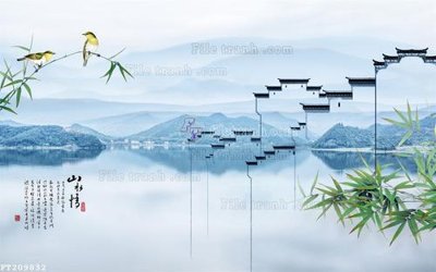 File ảnh File in tranh tường 3D FT209832 (gốc) trang trí khách sạn