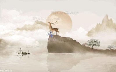 File in mica File in tranh tường 3D FT209849 (bản gốc) siêu trong