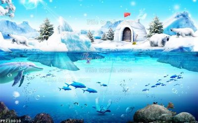 File in trần File in tranh tường 3D FT210010 (bản gốc) phong cảnh