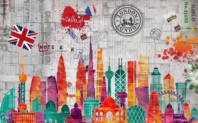 File ảnh File psd tường quán cà phê FT2100 (gốc) in poster