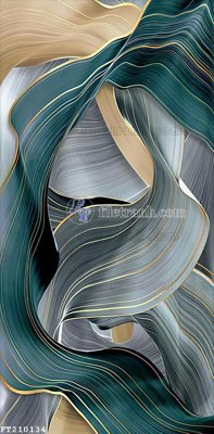 File gốc in ấn File in tranh tường 3D FT210134 chuẩn màu CMYK