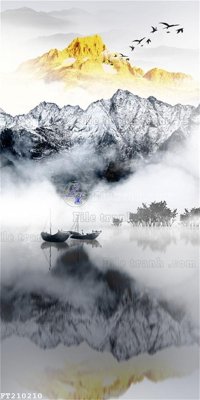 File gốc File in tranh tường 3D FT210210 (phong cách) tối giản