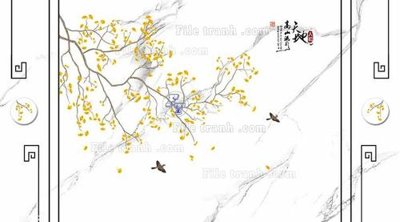 Tải file gốc in lụa File in tranh tường 3D FT210242 siêu nét