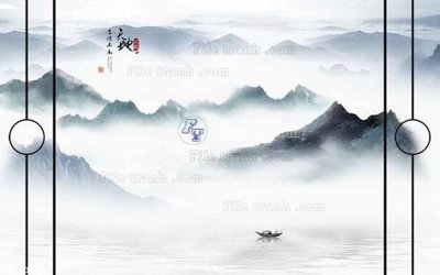 File in mica File in tranh tường 3D FT210318 (bản gốc) sắc sảo