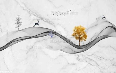 Tải file tranh gốc File in tranh tường 3D FT210336 chất lượng cao