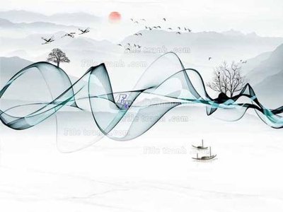 File gốc File in tranh tường 3D FT210338 (cho in 3D) độc đáo