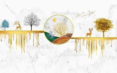 File tranh quảng cáo File in tranh tường 3D FT210341 (file gốc) chuyên nghiệp