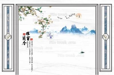 File tranh in mica File in tranh tường 3D FT210379 (độ phân giải cao)