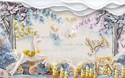 Tải file File in tranh tường 3D FT210406 (gốc) chủ đề tâm linh