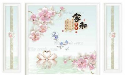 File gốc File in tranh tường 3D FT210467 (in mica) cắt laser