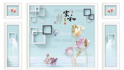 Tải về hình ảnh gốc File in tranh tường 3D FT210480 sắc nét