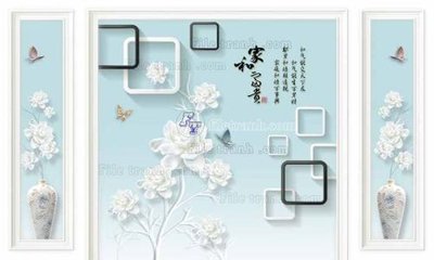 File gốc File in tranh tường 3D FT210481 (in 3D) cho trang trí