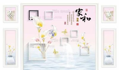 Download file gốc File in tranh tường 3D FT210486 (in mica) trang trí