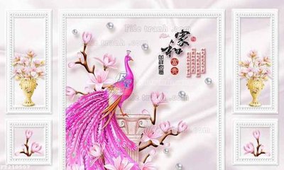 File PSD File in tranh tường 3D FT210507 (nguyên bản) cho thiết kế