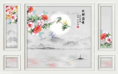 File gốc File in tranh tường 3D FT210525 (in 3D) cho trang trí