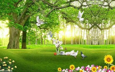 File gốc File in tranh tường 3D FT210569 (phong cách) cổ điển