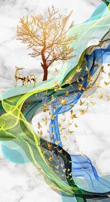 File tranh File in tranh tường 3D FT210623 (gốc) in vải canvas